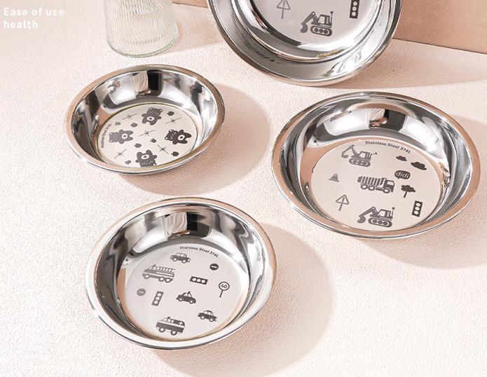 316L Stainless Steel Kid's Plates