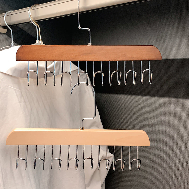 8 Hook Anti slip Multi Functional Solid Wood Storage Hanger Living Oasis 8-hook-anti-slip-multi-functional-solid-wood-storage-hanger-living-oasis