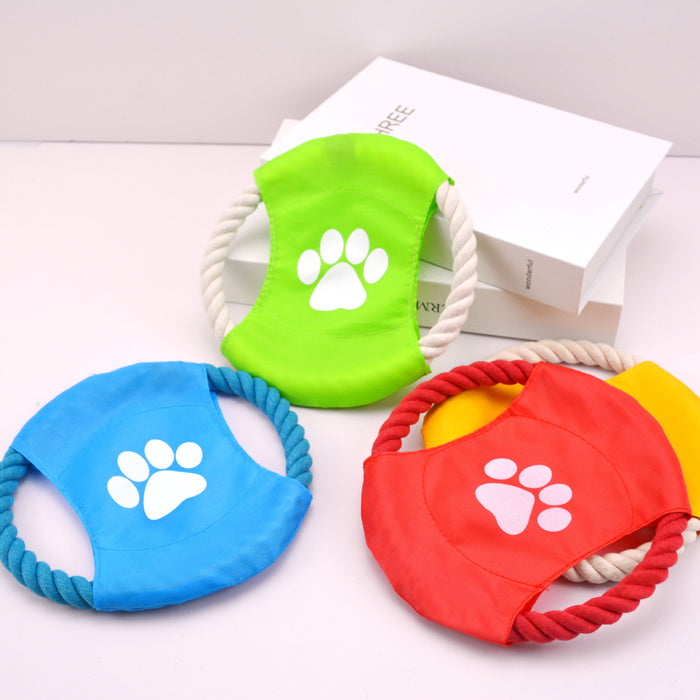 Pets: Frisbee Flying Disc Dog Toy (Paw Print)