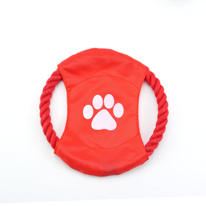 Pets: Frisbee Flying Disc Dog Toy (Paw Print)