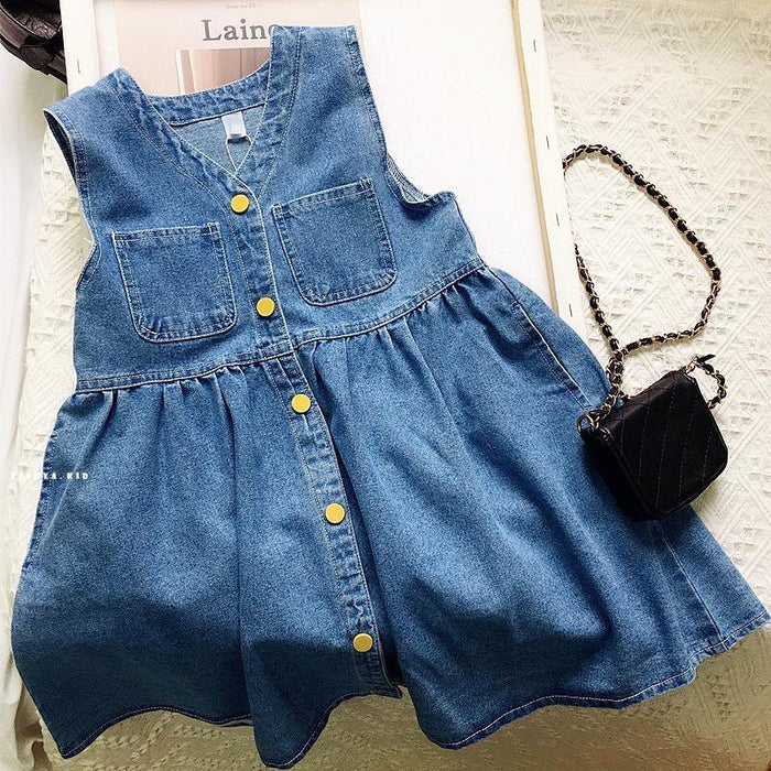 Girls' Denim Skirt