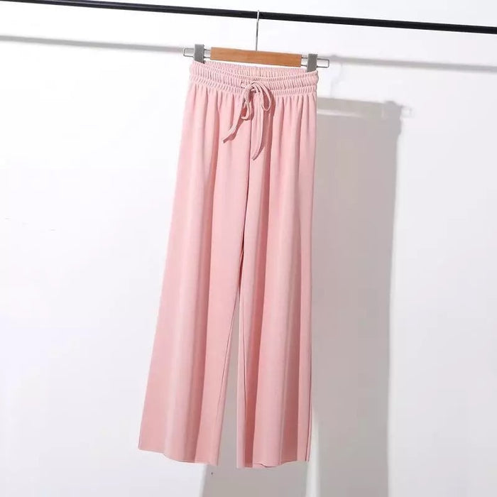 Ice Silk Wide leg Pants