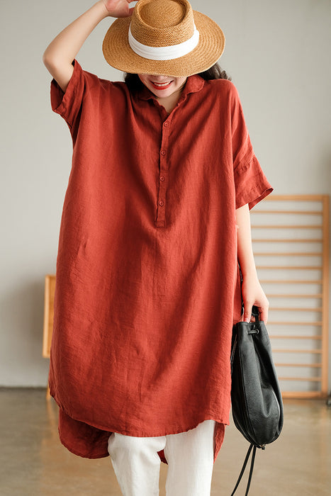 Linen Loose Dress