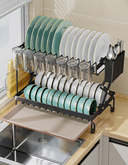 Muti-functional Draining Storage Rack (Collapsible)