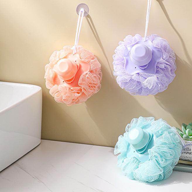 Shower Flower Brush with Handle