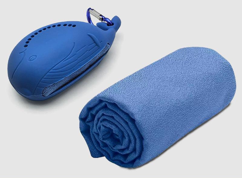 Whale Bag with Quick-Drying Cold Towel