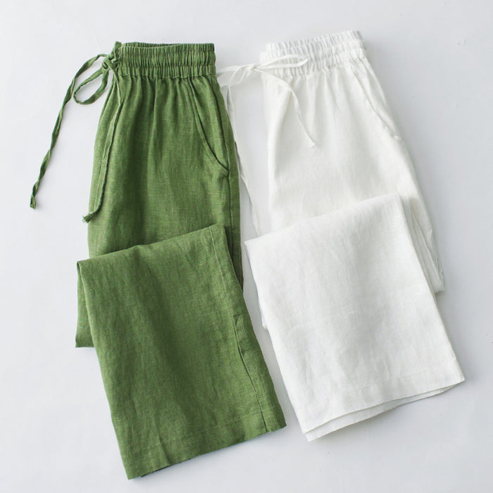 Linen Comfy Loose Fit Pants