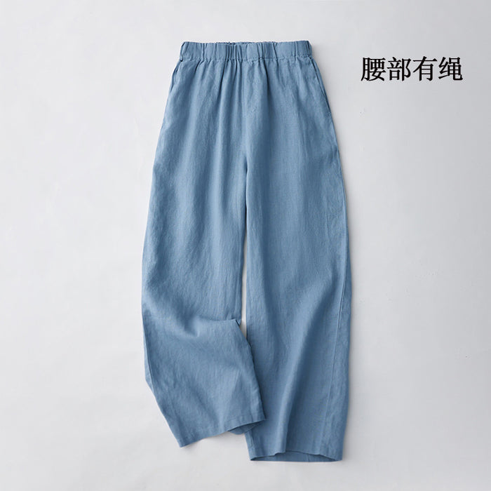 Linen Comfy Loose Fit Pants